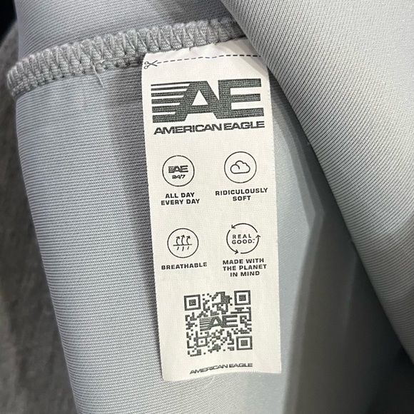 American Eagle Outfitters 24/7 Light Gray Hoodie Men’s - Picture 7 of 11